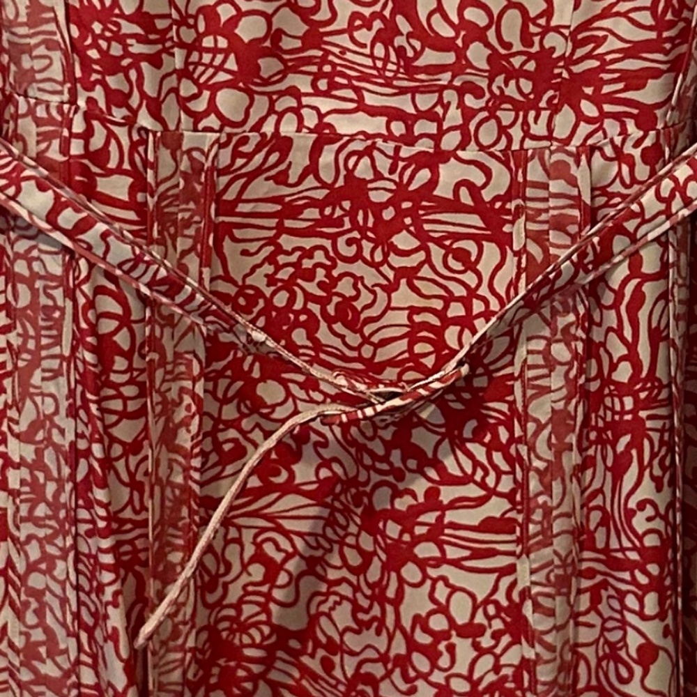 Marc Jacobs Silk/Rayon Belted Dress Size 6 - Picture 2 of 8